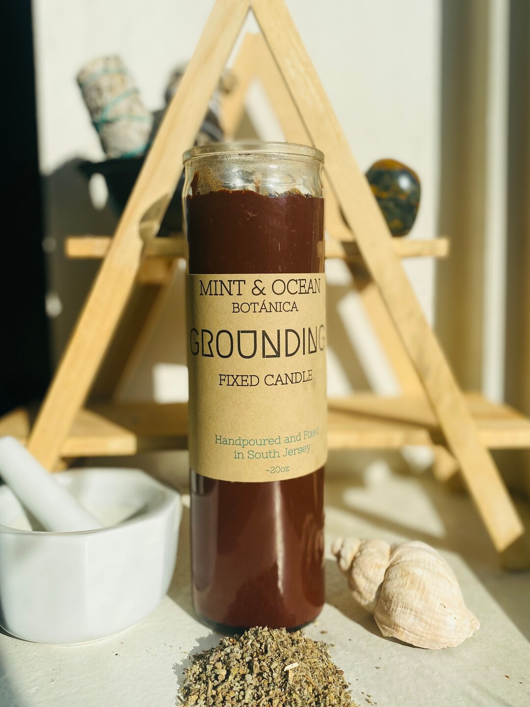 Grounding Fixed Candle - Etsy