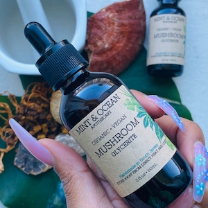 Mushroom Blend Glycerite - Organic + Vegan