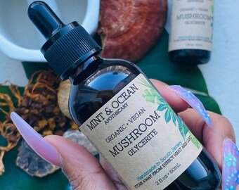 Mushroom Blend Glycerite - Organic + Vegan