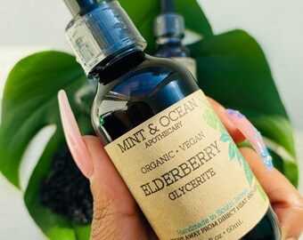 Elderberry Glycerite - Organic • Vegan