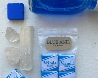 Blue Anil Squares
