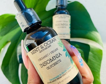 Insomnia Blend Glycerite - Organic • Vegan
