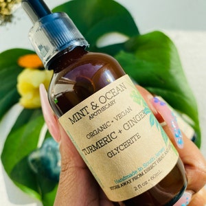 Turmeric + Ginger Glycerite - Organic • Vegan