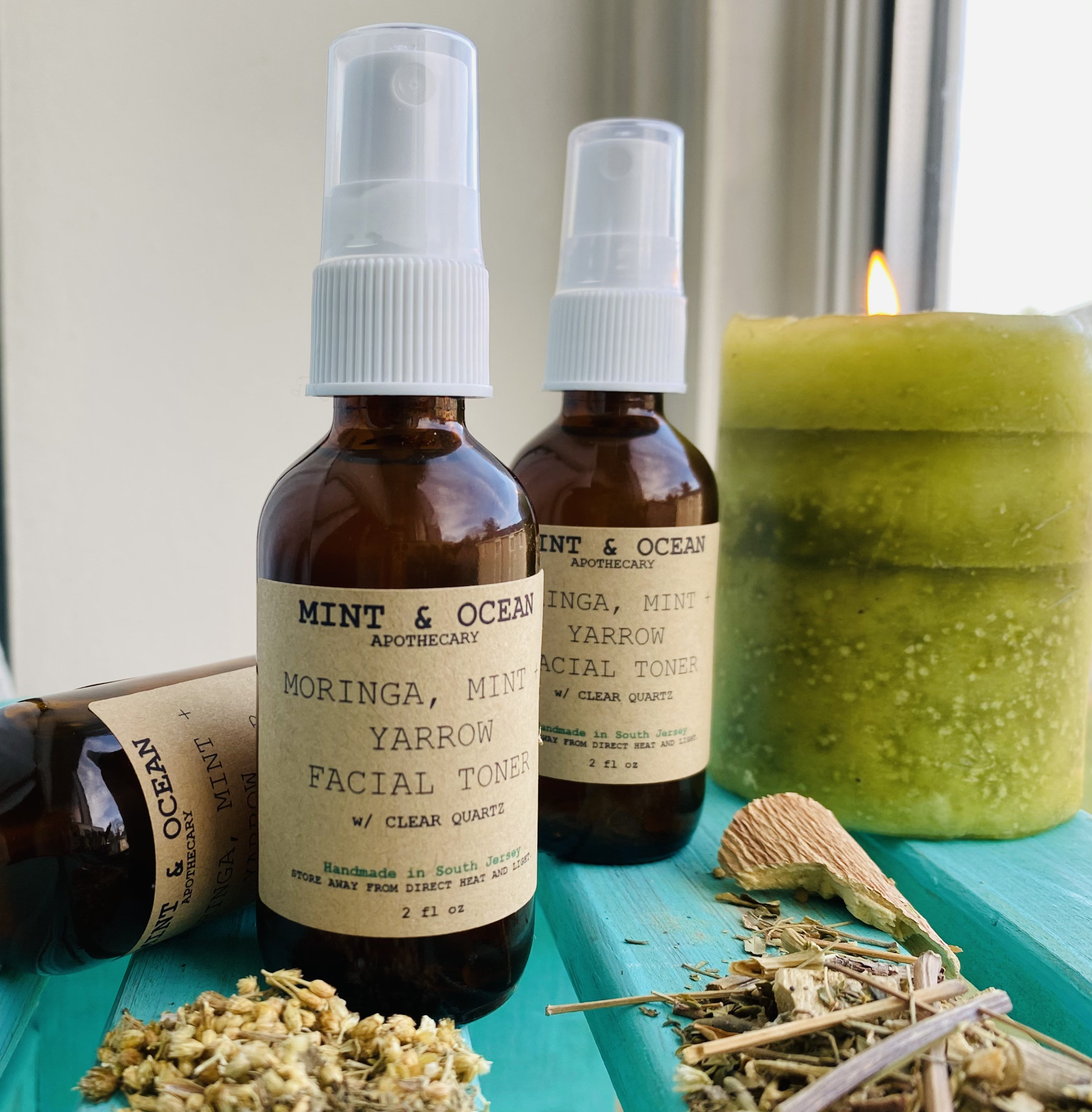 Moringa, Mint + Yarrow Facial Toner