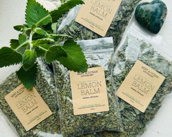 Lemon Balm - Organic + Dried - Melissa officinalis