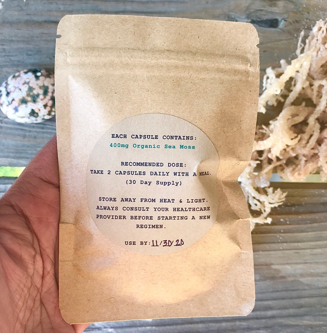 Sea Moss Vegan Capsules Etsy