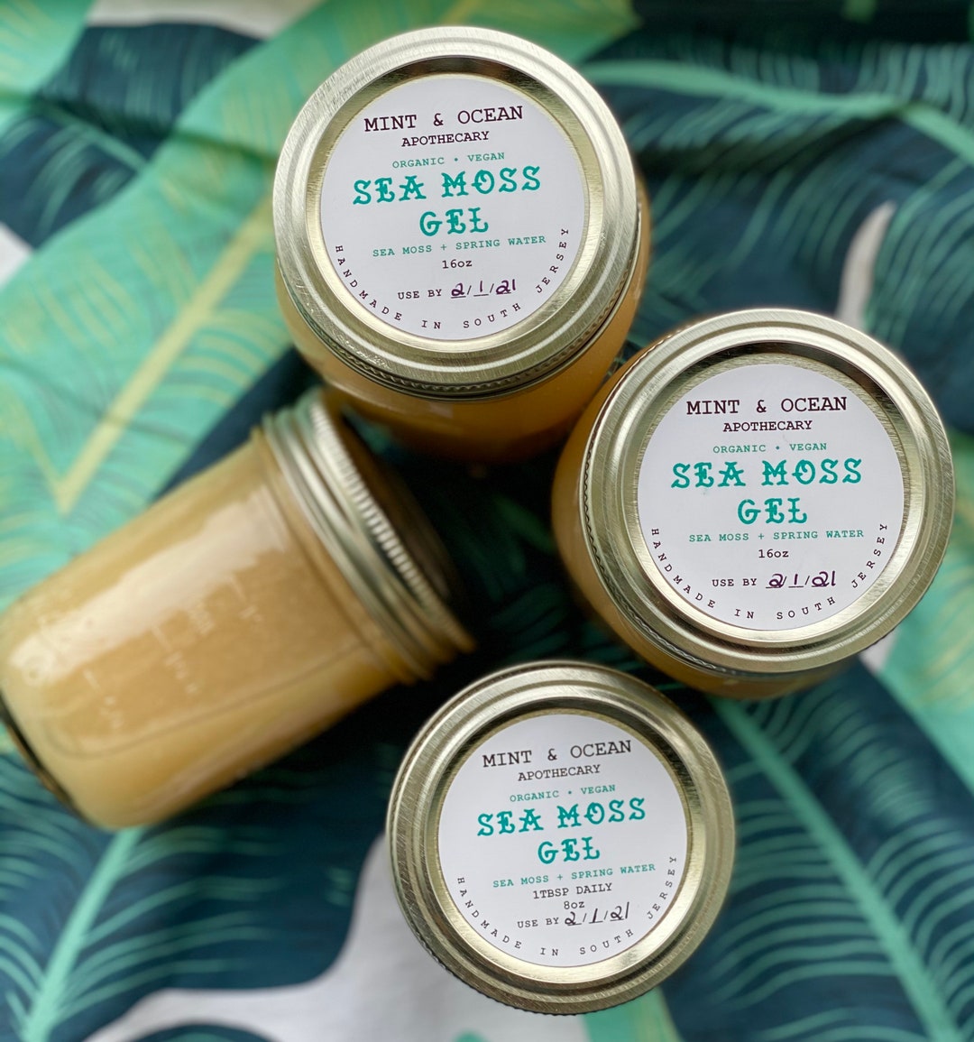 Organic Vegan Sea Moss Gel Etsy