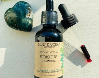 Hibiscus Glycerite - Organic • Vegan