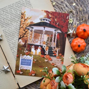 Ansichtkaarten lente en herfst: A6-kunstdruk