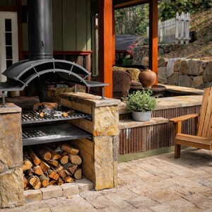 5 pcs. 3' x 2' Reclaimed Metal Sheets Corrugated Barn Roofing Tin Outdoor Kitchen Decor