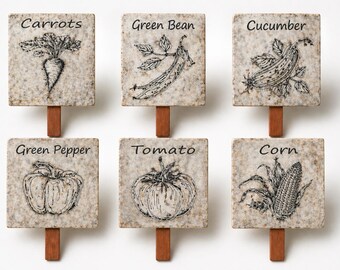 Reclaimed Metal Garden Marker – Cedar Planter Box Sign