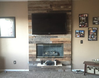 10 SQ. FT Wallboards 3" wide x 1/2" thick Reclaimed Lumber Accent Wall  From Barn Wood