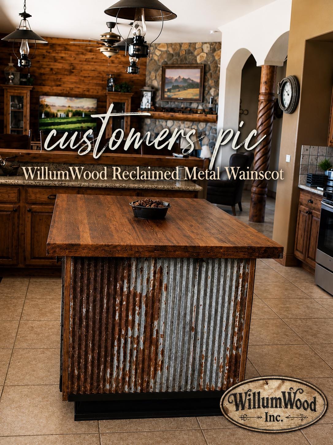 Reclaimed Corrugated Metal Sheets – Rustic Wall Paneling – 30 Sq. Ft ...