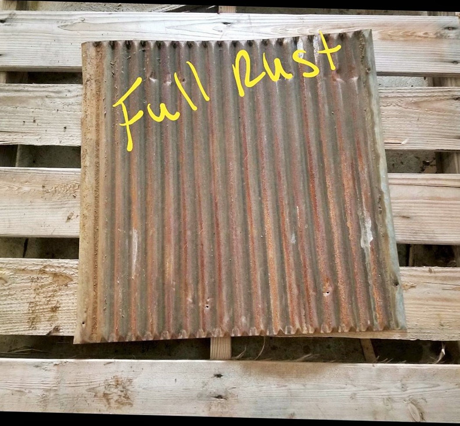 24 x 24 Reclaimed tin ceiling tiles cut from Etsy