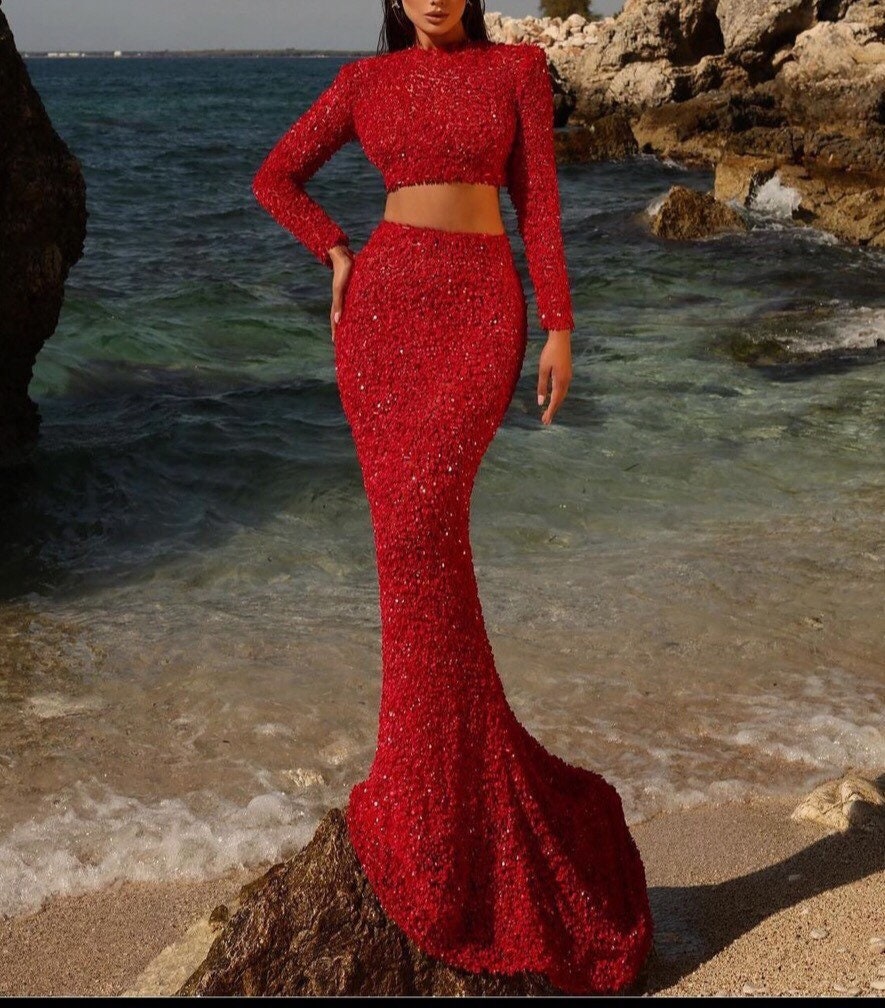 2 Piece Evening Gown - Etsy Singapore