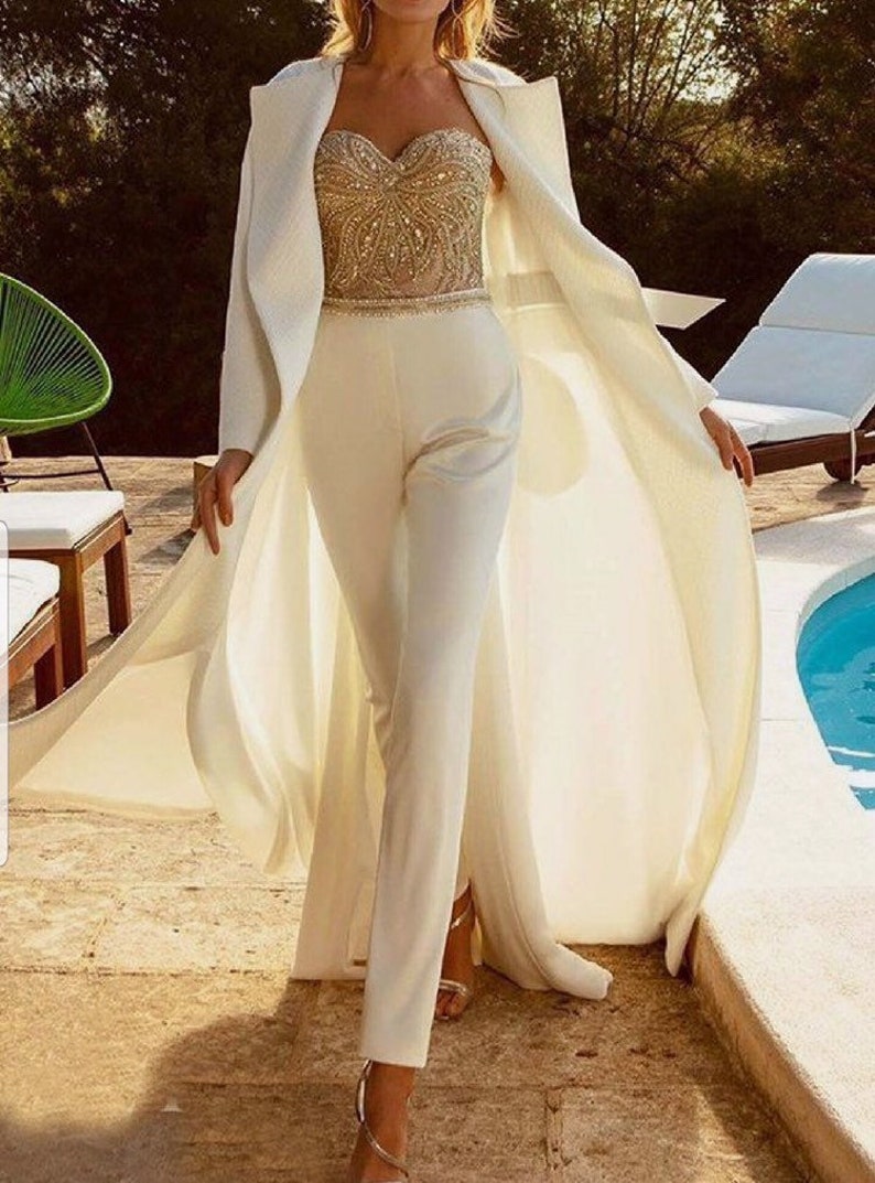 Suit w/ Pants Wedding Dresses by Lillian West | The Dressfinder