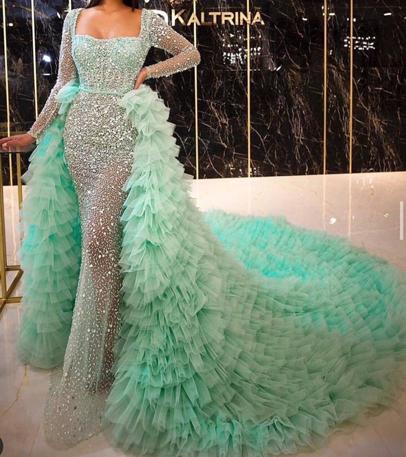 Exotic prom dresses with detachable capeAfrican prom dress Etsy