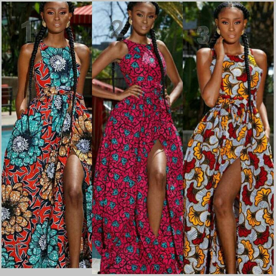 Ankara Maxi Dress/african Print Maxi Dress/african Long - Etsy