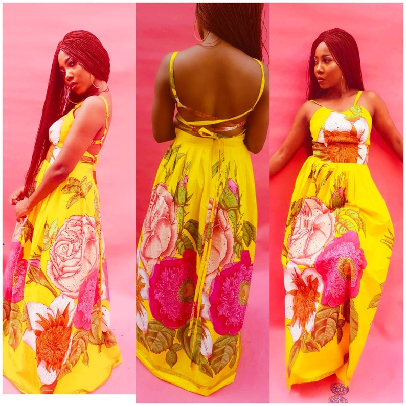 Print Maxi Dress Bridesmaid