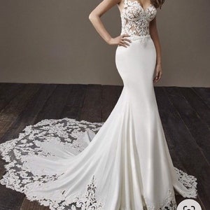 Long white mermaid wedding dress, engagement dress,women’s prom dress,floor length wedding reception dress, African wedding dress