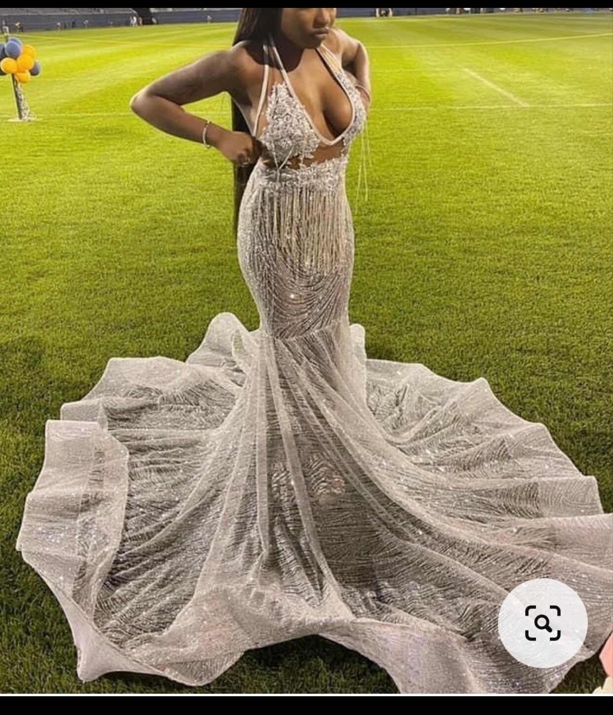 beautiful white prom dresses