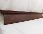 1890 39 s Antique Wooden DOOR PEDIMENT Lintel Header Victorian Style Maple ORNATE Architectural Salvage