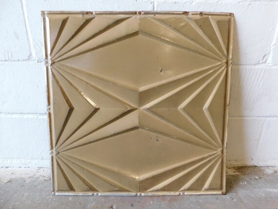 Antique 24 X 24 Ceiling Tin Tile Victorian Style Etsy