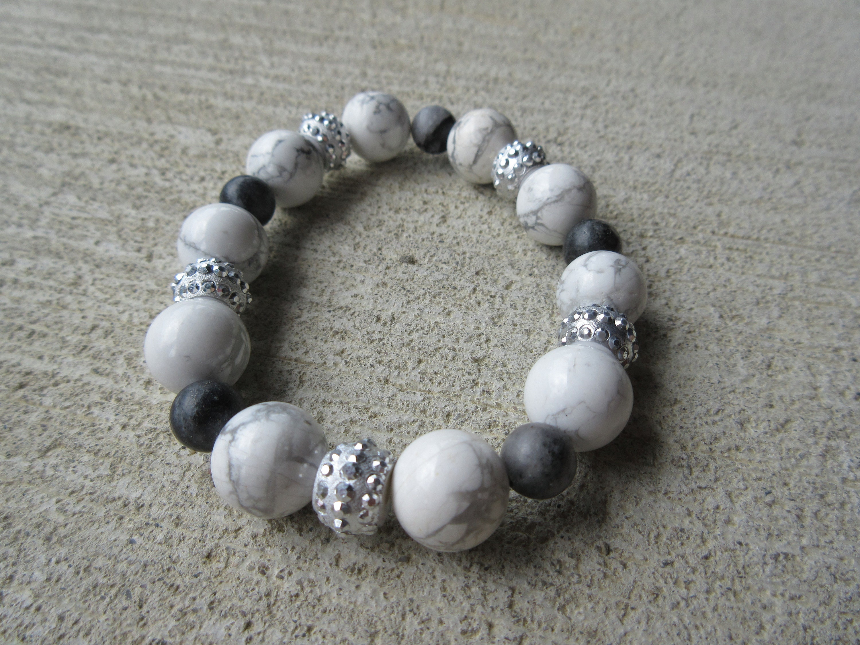 Marble Bracelet Classy Jewelry Handmade Bracelet Stackable Etsy