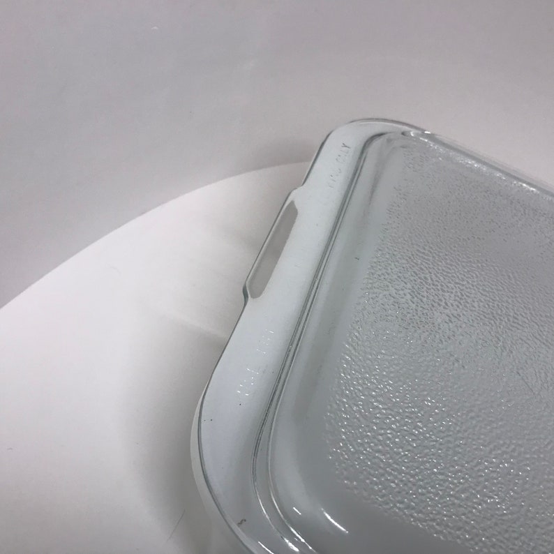 PROCTOR SILEX Slow Cook PAN Refridgerator storage dish 1960s-70s Mid Century Modern Low Temp cookware storage kitchen opaline glassware