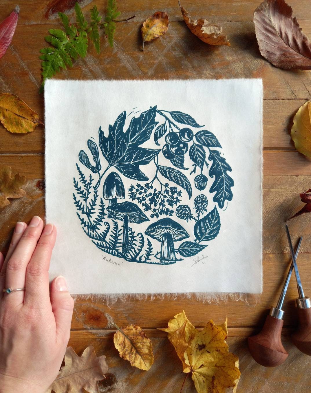 Choosing Good Papers for Hand Printing Linoleum Blocks — Linocut Artist