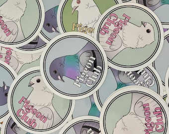 Pigeon Club Stickers