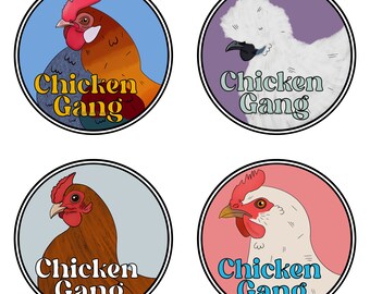 Chicken Gang Stickers
