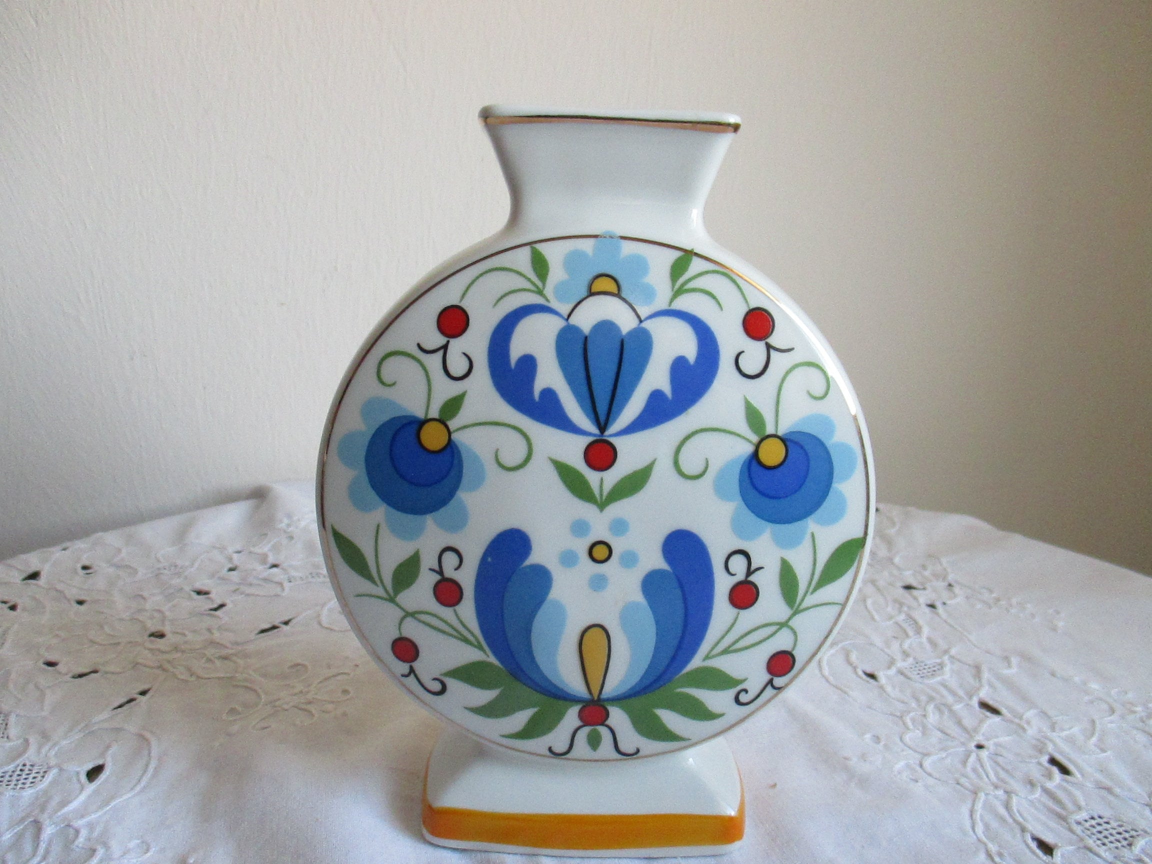 POLONIA 花瓶 POLONIA 花瓶 Polish Crystal Glass Flower Vase Kabin