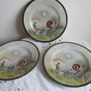Assiette, assiette à gâteau, Japon vintage, assiette petit-déjeuner