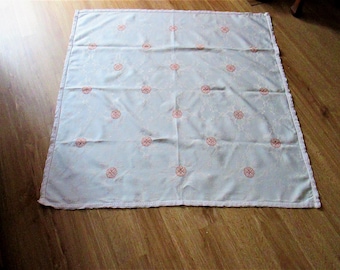 mantel antiguo, mantel de damasco, mantel bordado