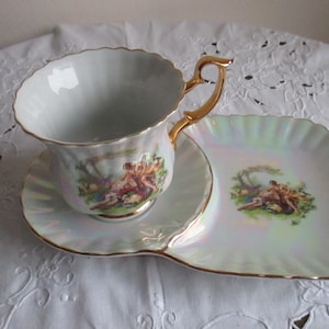 place setting ,vintage porcelain ,manufactured Czech Republik