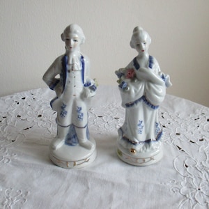 Vintage Figures, Porcelain Figures, Court Figures, Marquise Marquis