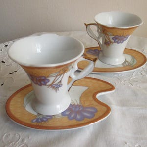 Vintage cups, two hand made cups, espresso cups, tea cups
