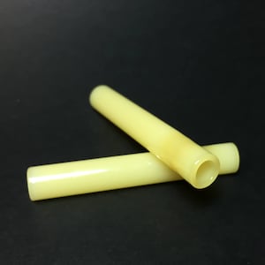 Mango Yellow - (3 Pack) - 12mm Glass One Hitters - Glass Pipe