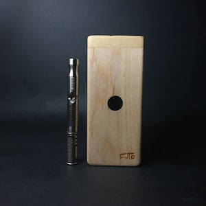 The SLIMMEST DynaVap case possible - FutoStash S (Slim) Made from Maple - DynaVap Stash