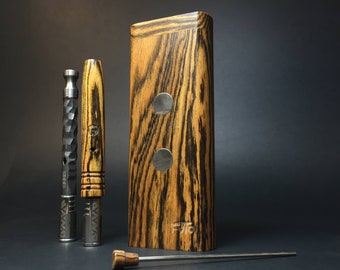 Exotic Bocote - Double DynaVap Case - FutoStash XL G2 - DynaVap Stash