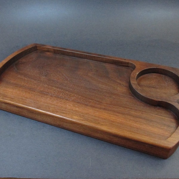 Futo XL Walnut Rolling Tray