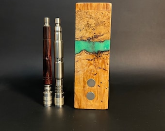 Galaxy Burl FutoStash XXL G2 #4057 - Gestabiliseerde wortel en hars - BFG Dani - Vestatto-aambeeld - DynaVap BB9 - Opbergdoos