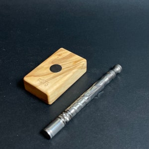 Olivenholz #3786 - Futo Magnet Stand - DynaVap Stand