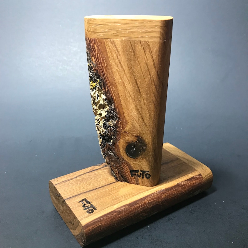 Futo M Live Edge Oak Dugout One Hitter Box Made in Etsy