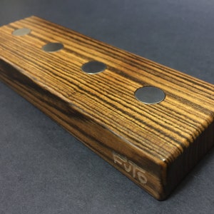 Futo Magnet Ständer - Bocote - Hält x4 Verdampfer - DynaVap Ständer - Tischmagnet Ständer