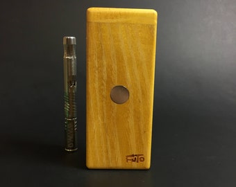 FutoStash S - Osage Orange - The Slimmest DynaVap Case Possible