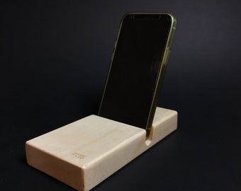 Futo Phone Stand - Maple - Cell Phone Stand - Cell Phone Holder - iPhone Stand - Smartphone Stand