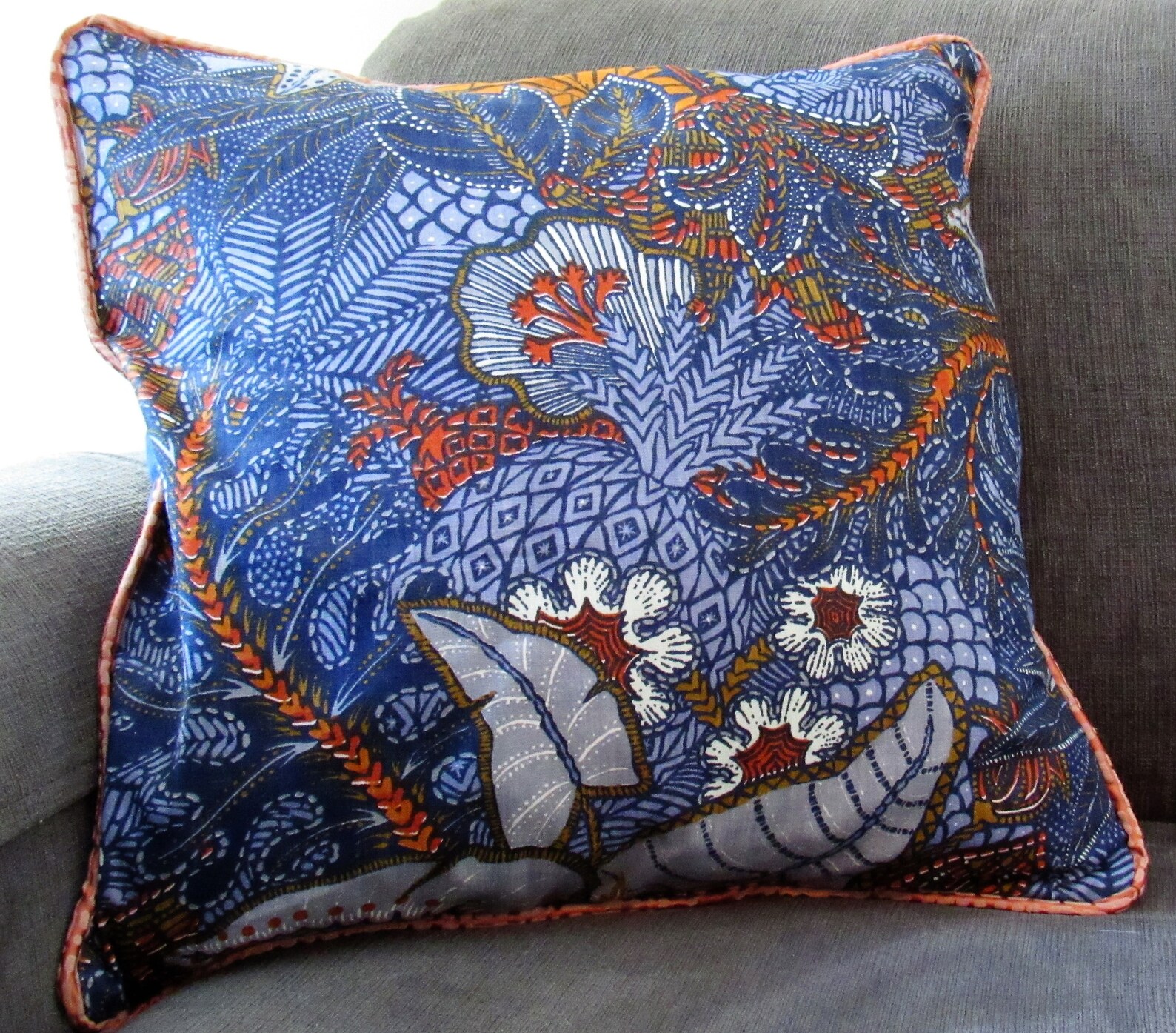Choice of 2 BESPOKE ACCENT PILLOW Covers 18 Square Etsy
