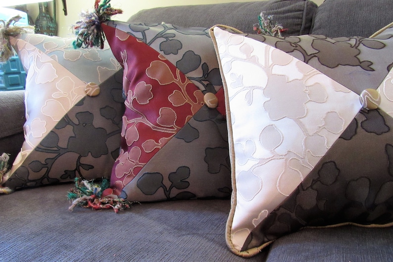 BESPOKE ACCENT PILLOW Cover 16x16 Ivory & Black Etsy